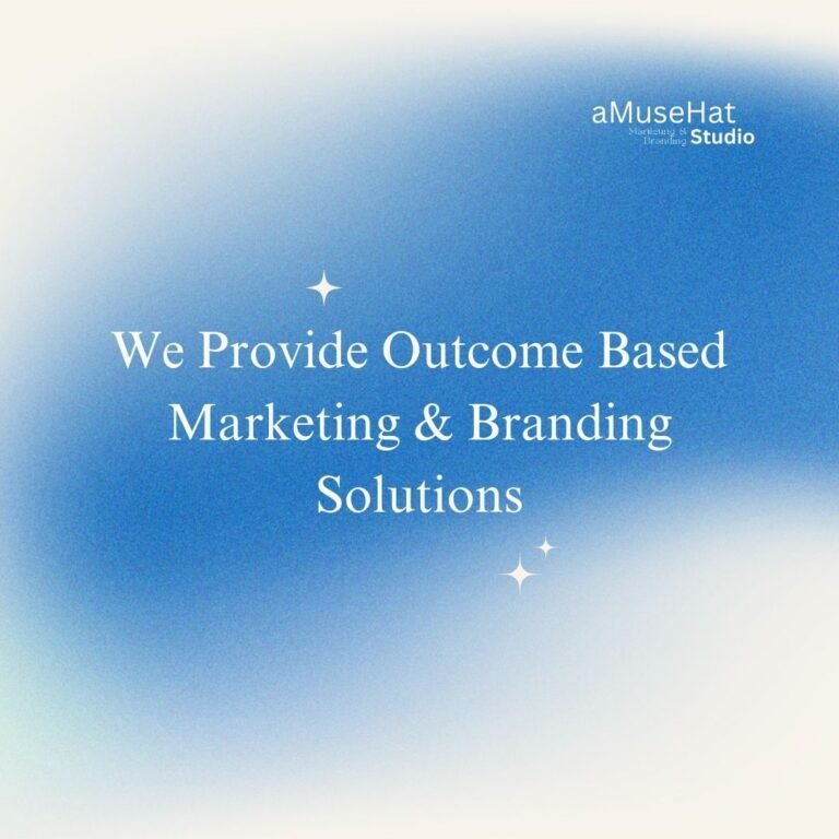 We Provide Outcome Based Marketing & Branding Solutions